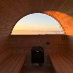Vacation rental on Lake Erie in Kingsville - view from the sauna